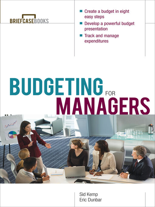 Title details for Budgeting for Managers by Sid Kemp - Available